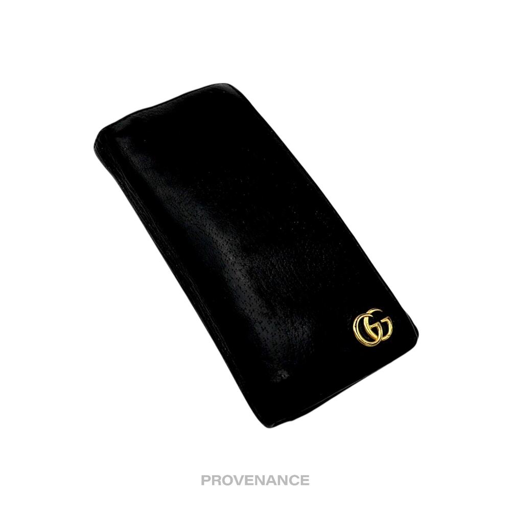 🔴 Gucci GG Marmont Long Wallet - Black Leather - Picture 3 of 9